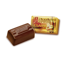 RCP Asbach Praliné Mix, avec et sans croûte, garniture liquide, alcoolisé, merveilleux cadeau, 2 X 125 grammes Naty Shop Chocolates