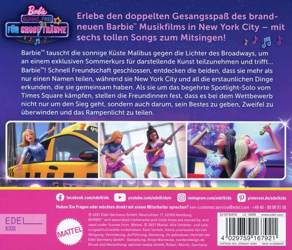 Barbie : Des aventures gratuites pour un gros rêve - Le scénario original du film