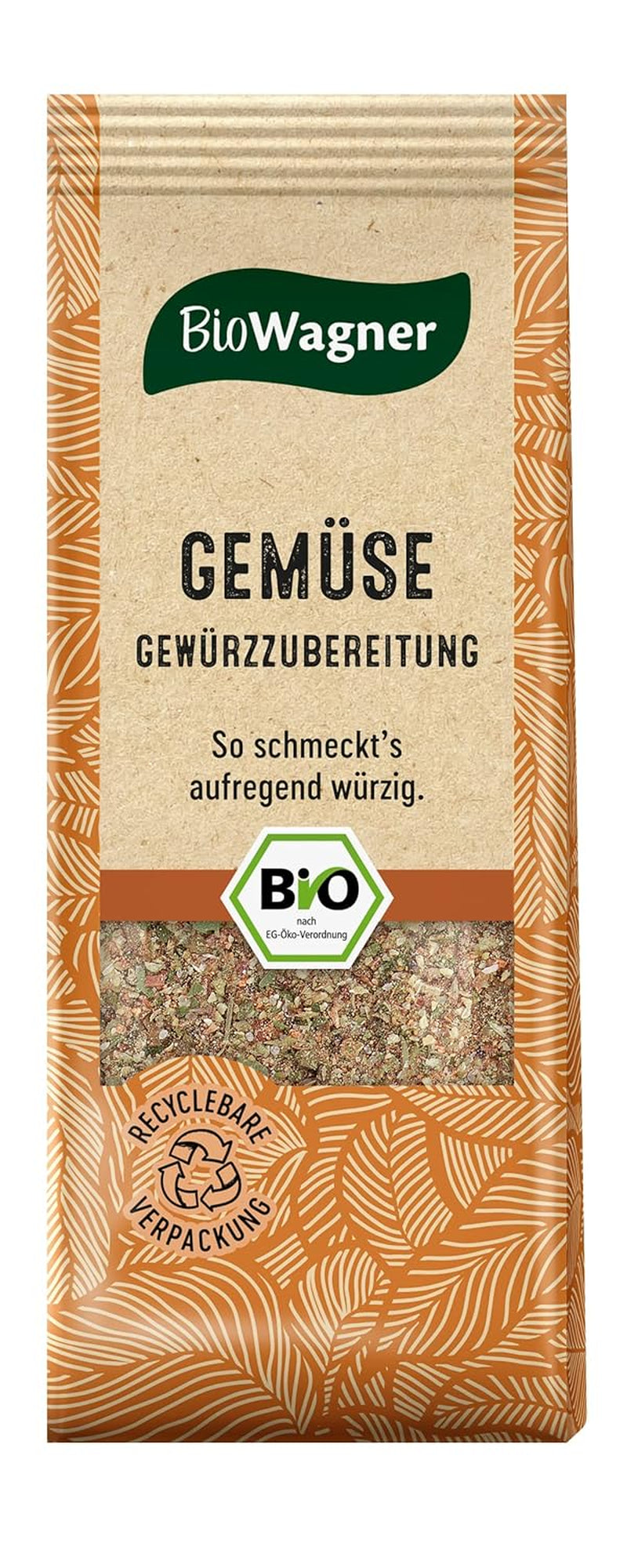 BioWagner - Bio Ras el Hanout, Gewürzmischung für orientalische and arabische Gerichte, idéal pour le couscous, tajine ou houmous, naturbelassene Bio-Zutaten, emballage recyclable, 50 g