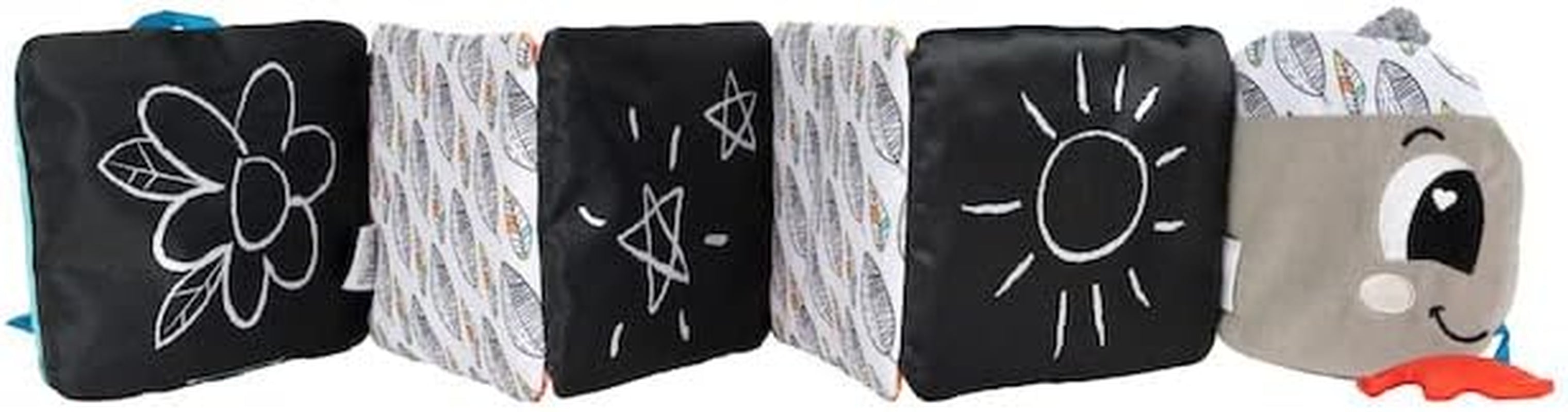 Lamaze Balade en chenille colorée, jouet nouveau-né, jouet sensoriel pour bébé avec couleurs et sons, jouet de développement pour garçons et filles de 6 mois, L27463 Baby Toys Naty Shop