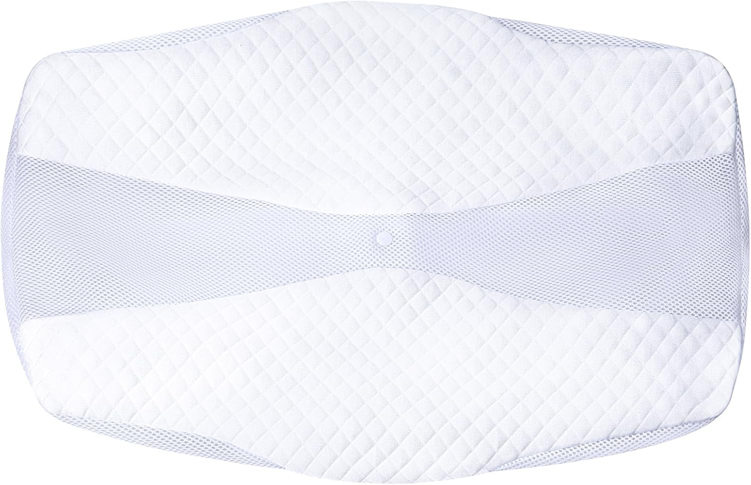 SAHEYER Oreiller Orthopédique Oreiller de Soutien du Cou Oreiller de Tête Oreiller Ergonomique Oreiller Cervical Oreiller pour Dormeur Latéral 60 X 40 X 13/11 cm Oreiller en Mousse à Mémoire pour Dormeur Latéral Dos Ventre Oreillers Cervicaux Orthopédiques Naty Shop Housse de Coussin Blanc