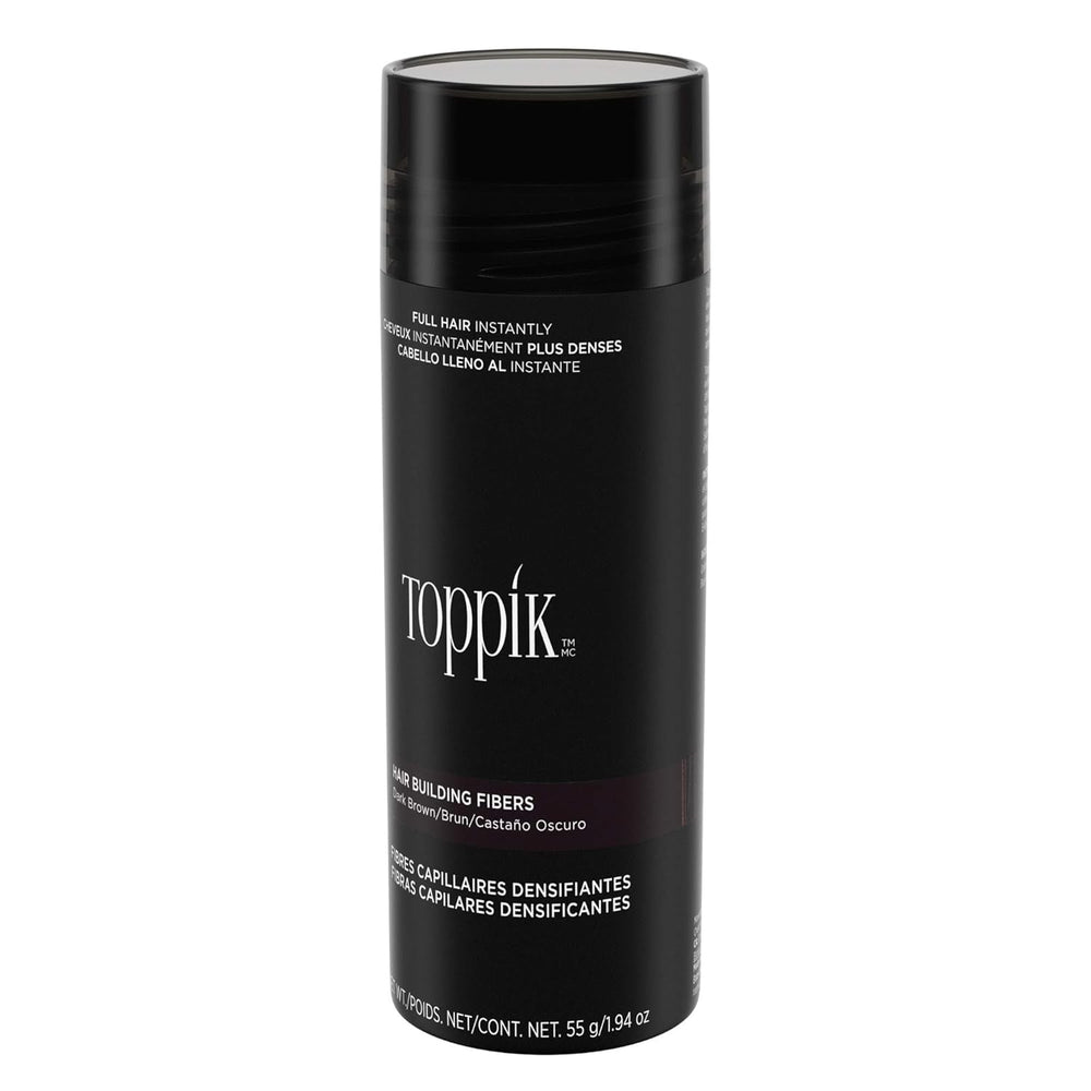 Cheveux dispersés châtain foncé pour des cheveux plus fournis en quelques secondes, poudre capillaire pour un look authentique, perte de cheveux pour la perte de cheveux pour hommes et femmes, 55 g Naty Shop Hair Care