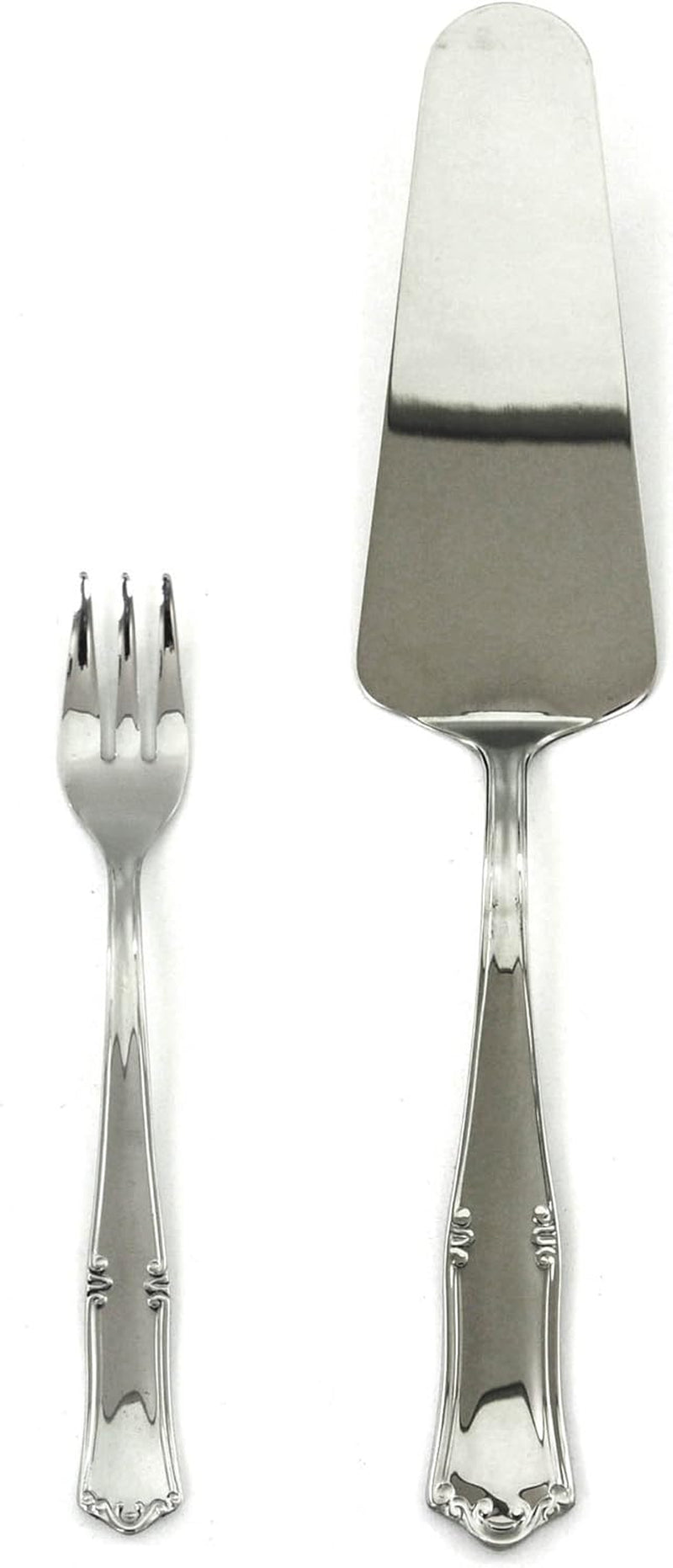 Service de couverts Bavaria Moka Argenté Acier inoxydable Passe au lave-vaisselle Cuisine Naty Shop Service à gâteaux 13 pièces