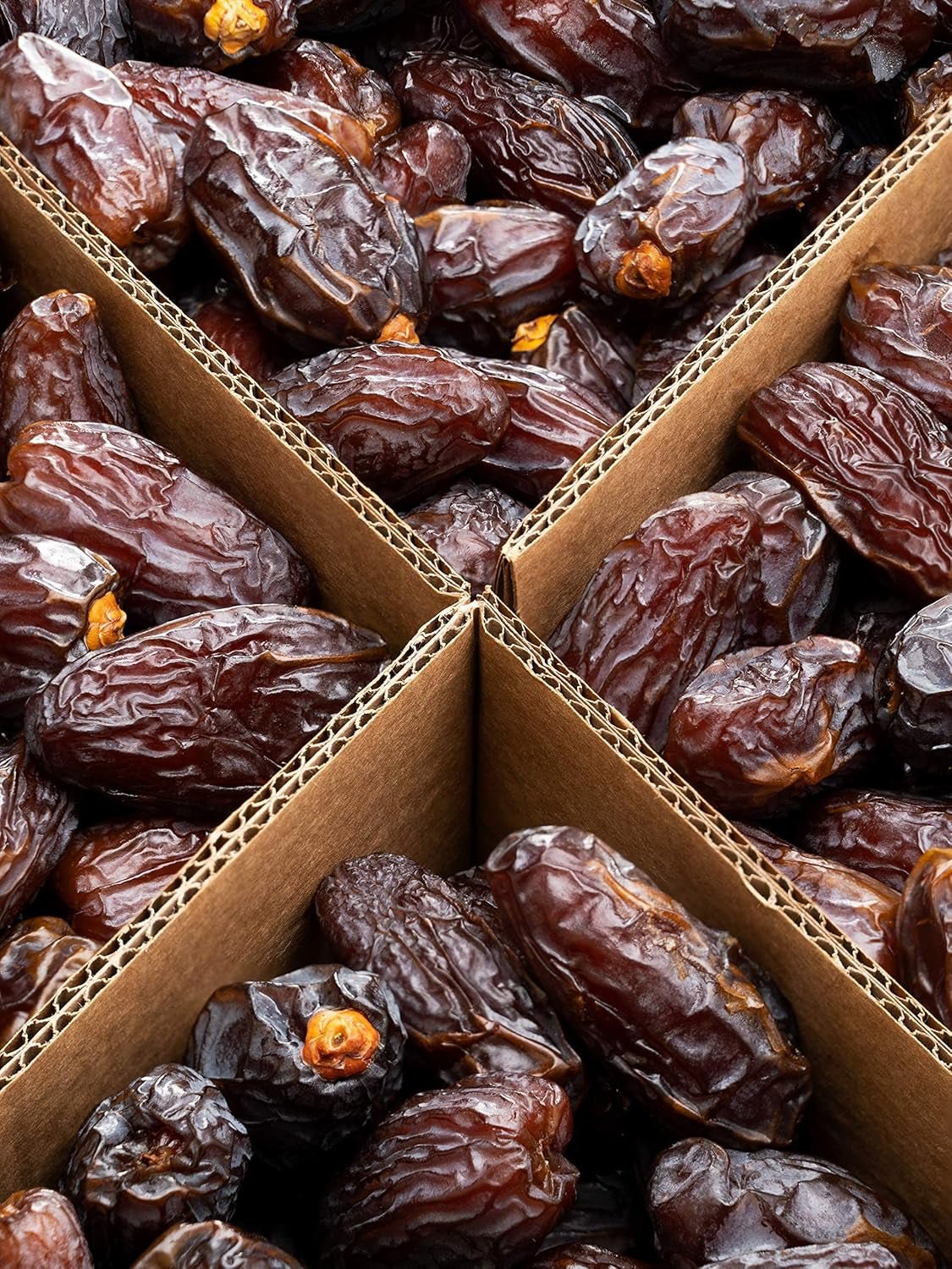 Dattes Biojoy BIO-Medjool d'Israël (5 kg), séchées et entières, non soufrées, Produits déshydratés de la Mer Naty Shop