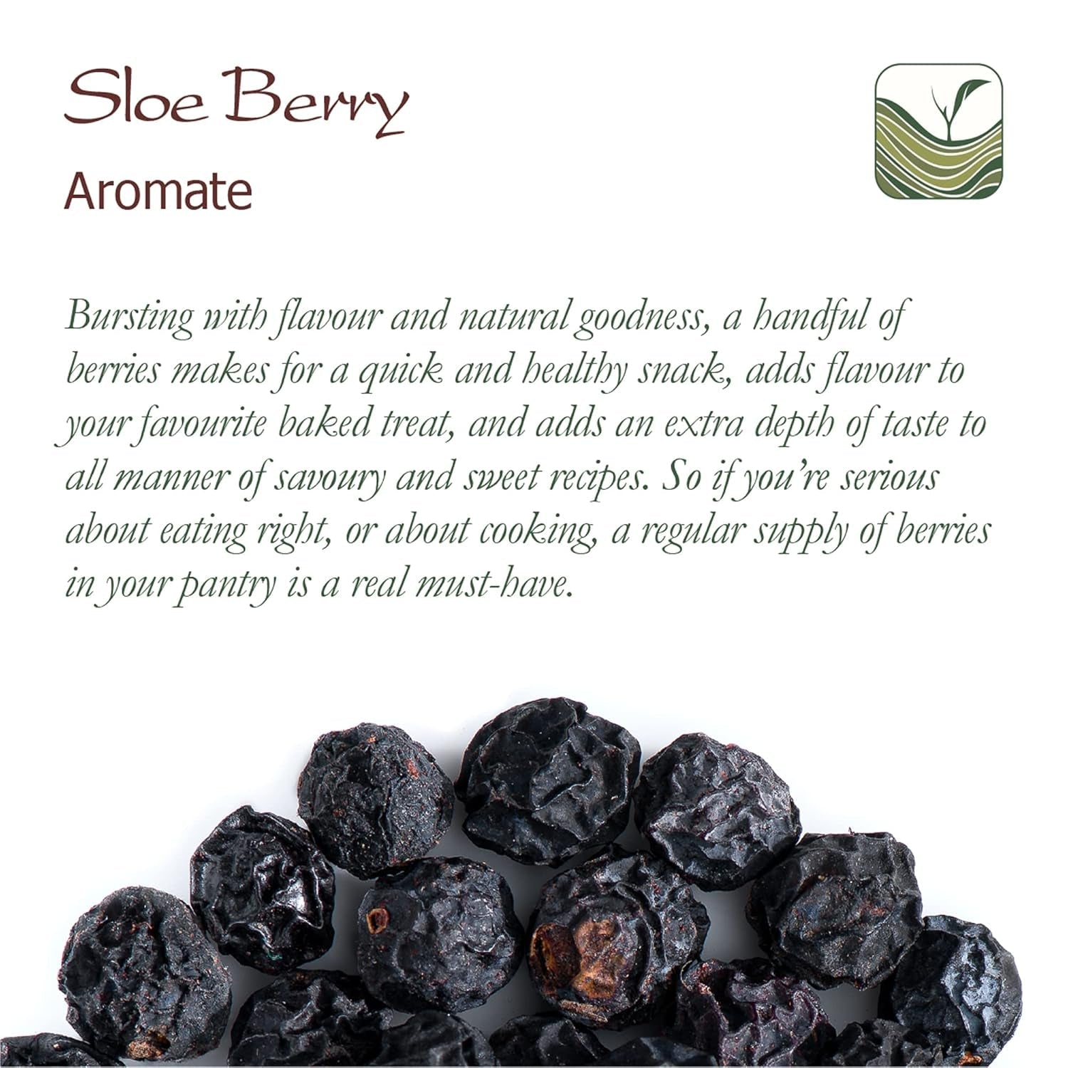 Baies séchées de Blackthorn Qualité Bio - Baies de Blackthorn - Baies de Blackthorn Baies de Blackthorn Blackthorn Bio Produits déshydratés Naty Shop