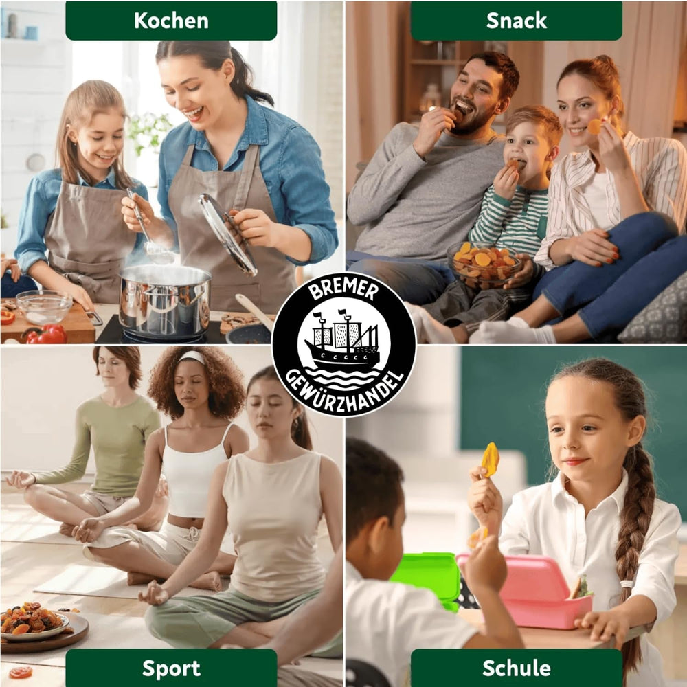 Bremer Gewürzhandel bâtonnets de gingembre moyens, confits, saveur légère, délicieux snack, 1kg Produits déshydratés Naty Shop