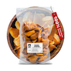 Mangue Bremer Gewürzhandel, lanières de mangue séchées, sans soufre, sans sucre ajouté, 1kg Produits déshydratés Naty Shop 1kg (1 paquet)
