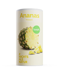 BUAH® Ananas lyophilisé | Chips d'ananas comme collation ou pour le muesli et les desserts | Substitut idéal aux sucreries | Vegan et sans sucre ajouté | 100% fruits lyophilisés | 200 g Produits déshydratés Naty Shop 200 G