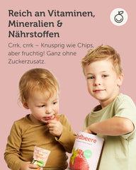 BUAH® Pommes lyophilisées biologiques | Pommes biologiques lyophilisées sans sucre ajouté | 100% fruits lyophilisés (végétalien, sans gluten, sans lactose) | Snack Idéal (110g) Produits déshydratés Naty Shop