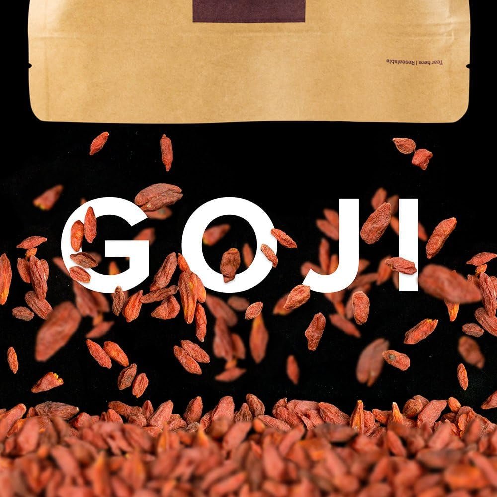 Baies de Goji séchées en vrac, 500 g, l'emballage peut varier Produits déshydratés Naty Shop