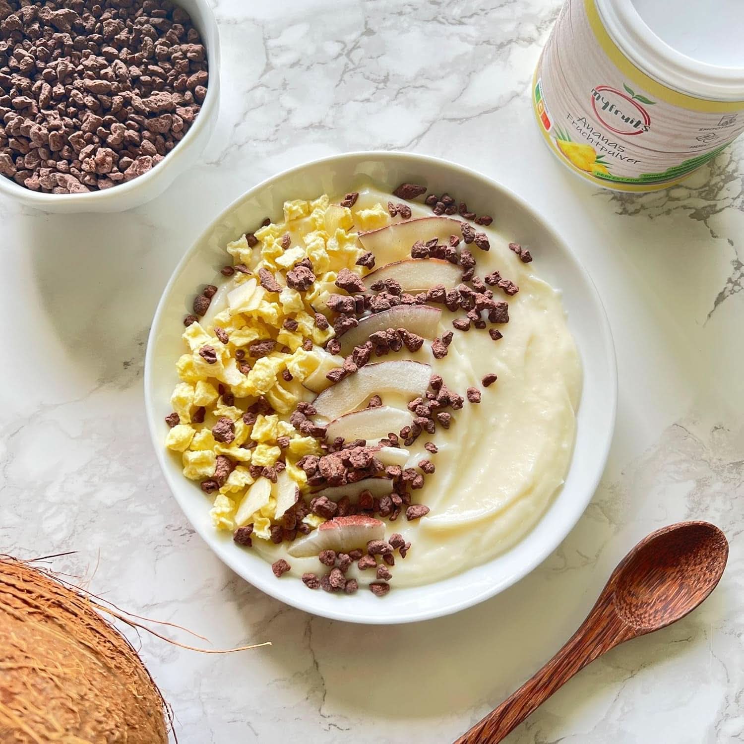 Myfruits poudre de fruit d'ananas 500 grammes Arômes Naty Shop