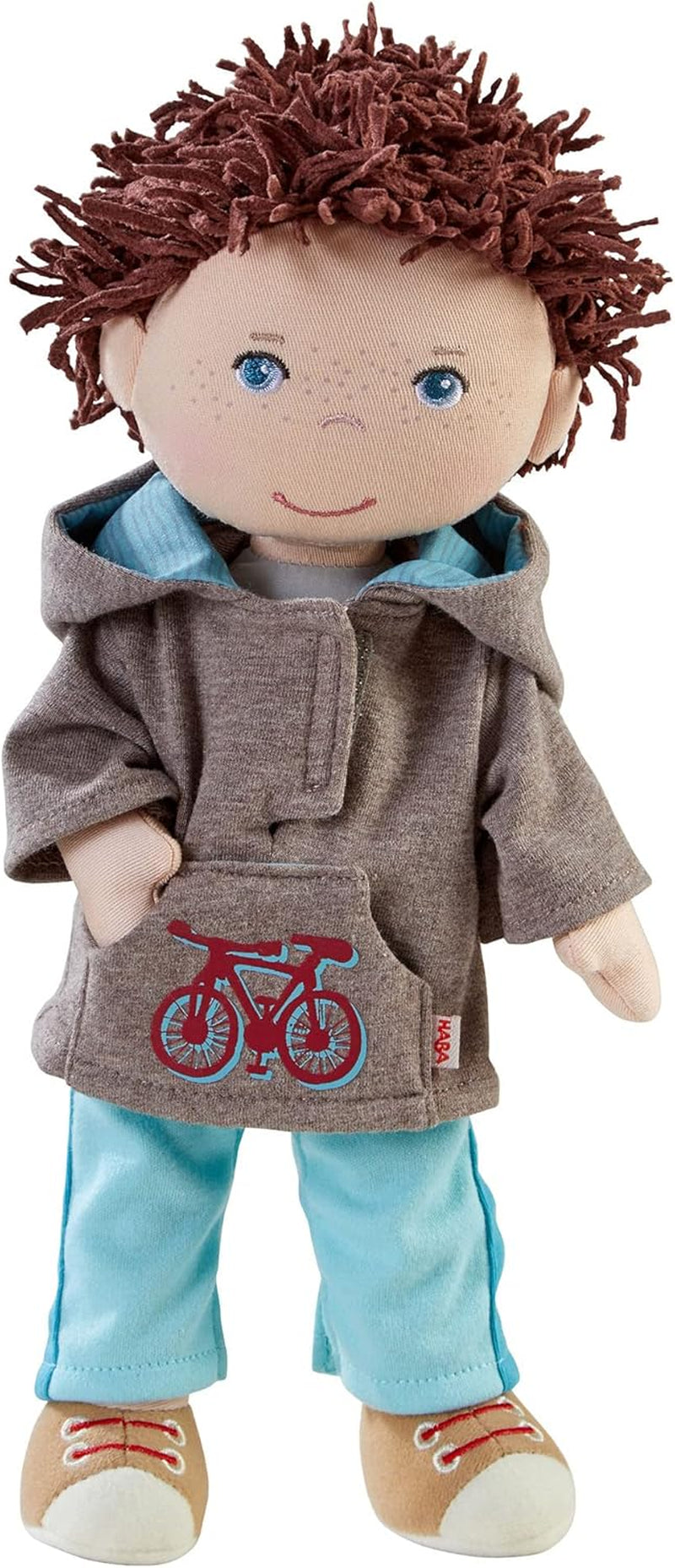 HABA Puppe Lian – Weiche Stoffpuppe 30 cm, ideal für Babys und Kleinkinder, waschbar & leicht an- und ausziehbar, ab 18 Monaten – 1302109001