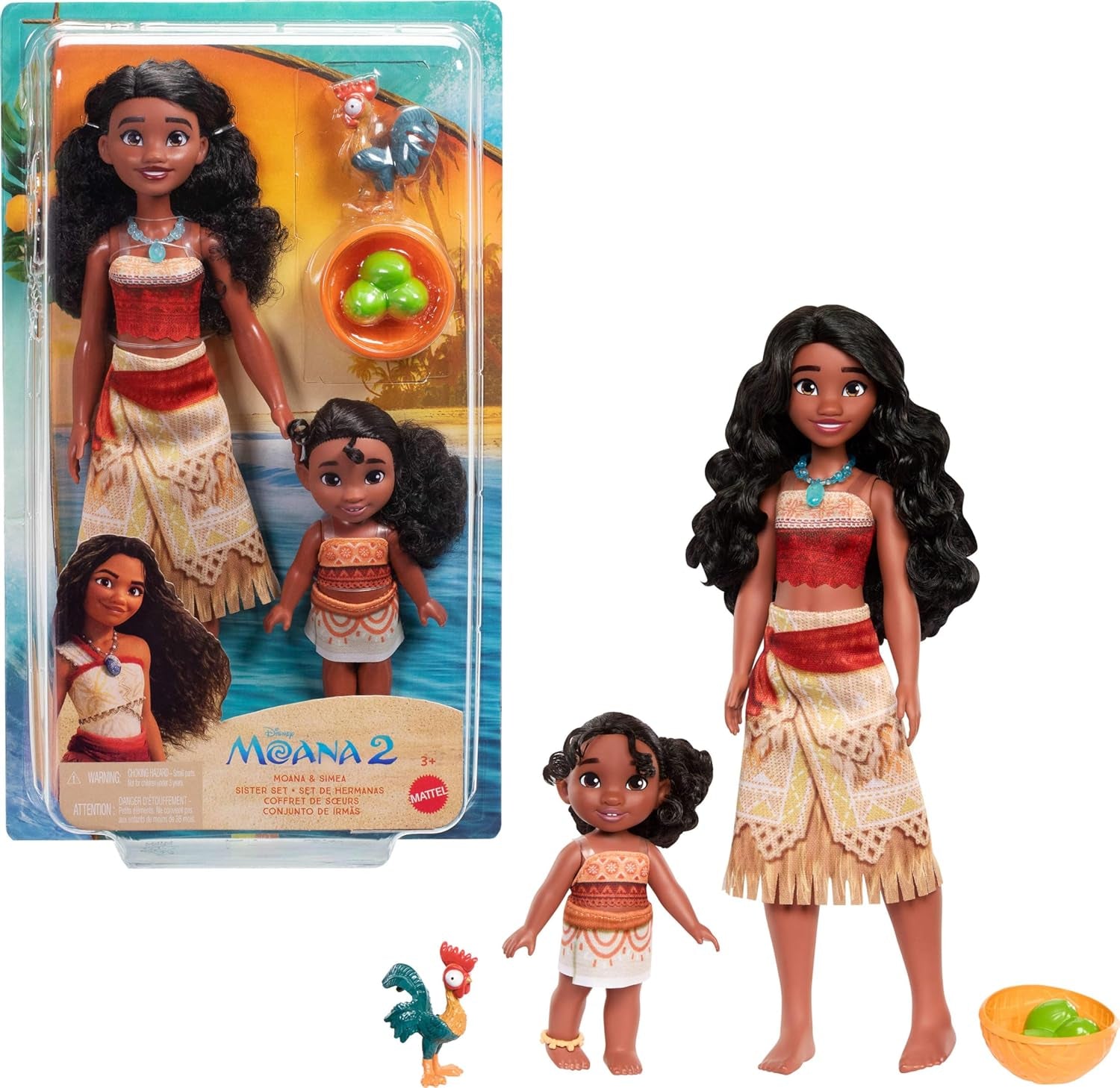 Mattel Disney Moana JBT41 Simea Fashion Doll avec accessoire de cheville 5 articulations articulées et tenue détachable jouet inspiré du film JBT41