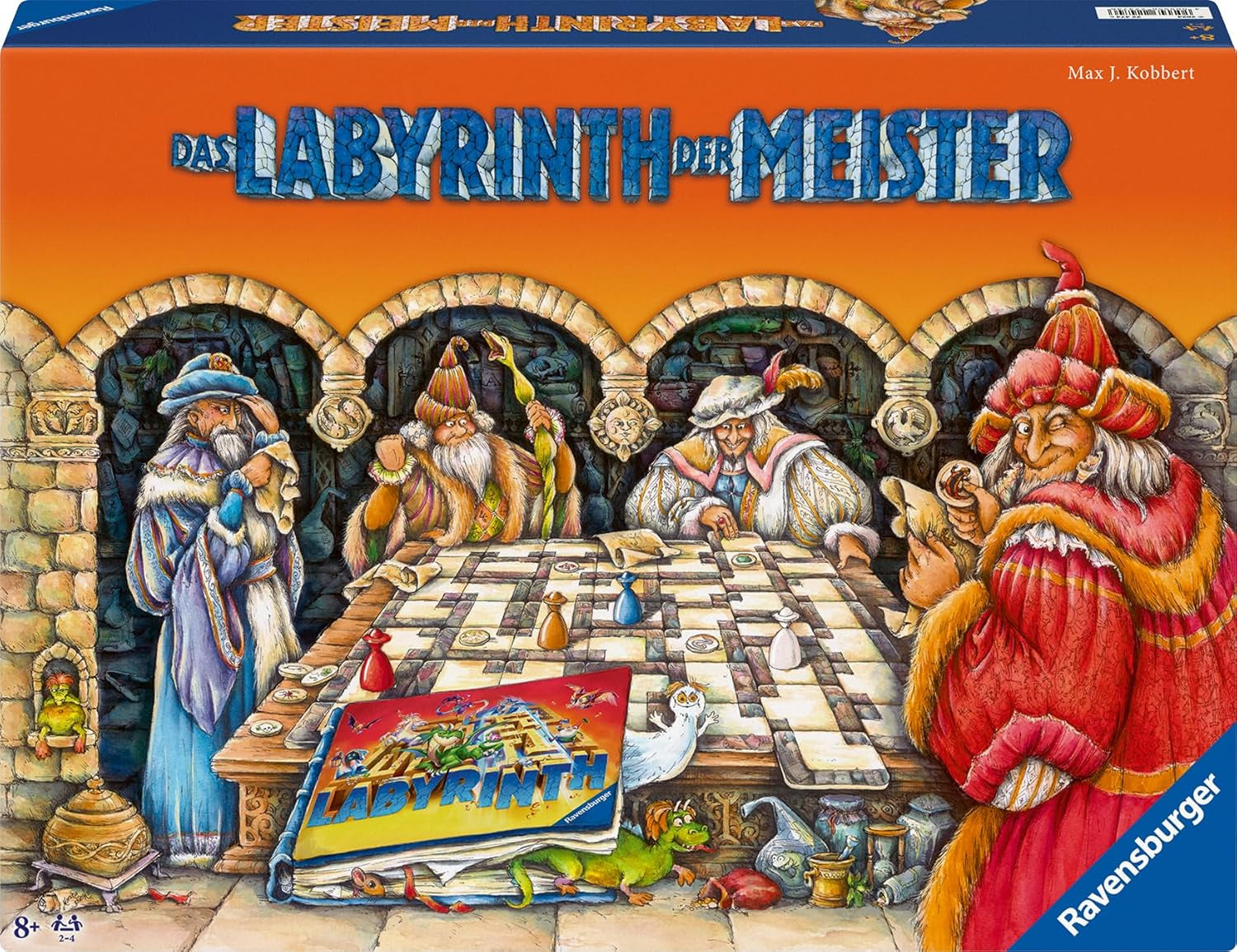 Ravensburger 22474 Maze Masters - La version principale du labyrinthe fou pour 2 à 4 joueurs âgés de 9 ans et plus