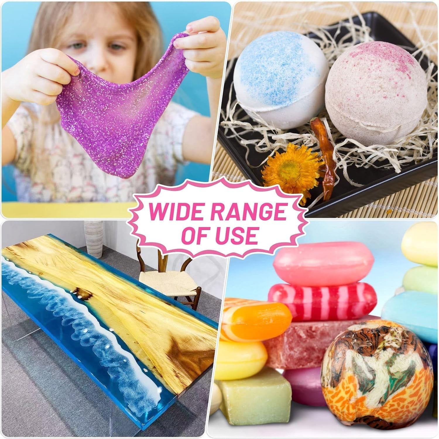 Colorant alimentar 8x10ml – Set de coloranți alimentari lichidi foarte concentrați pentru copt, prăjituri, fursecuri, glazură, macaroane, fondant – Colorant alimentar vibrant pentru săpunuri DIY, slime, meșteșuguri