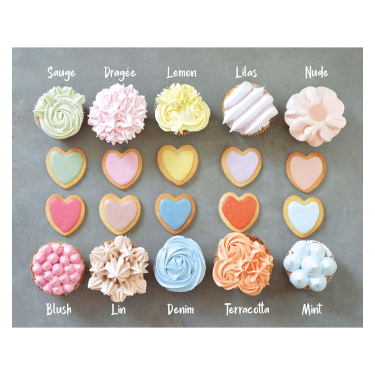 Colorant alimentaire en poudre d'origine naturelle 10G - Sauge