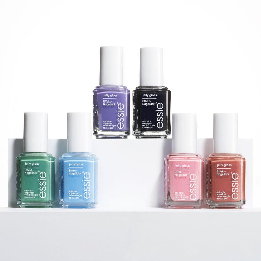 Vernis à ongles Essie – N° 60 blush jelly, couleur de vernis à ongles rose, collection Essie Jelly Gloss, 13,5 ml