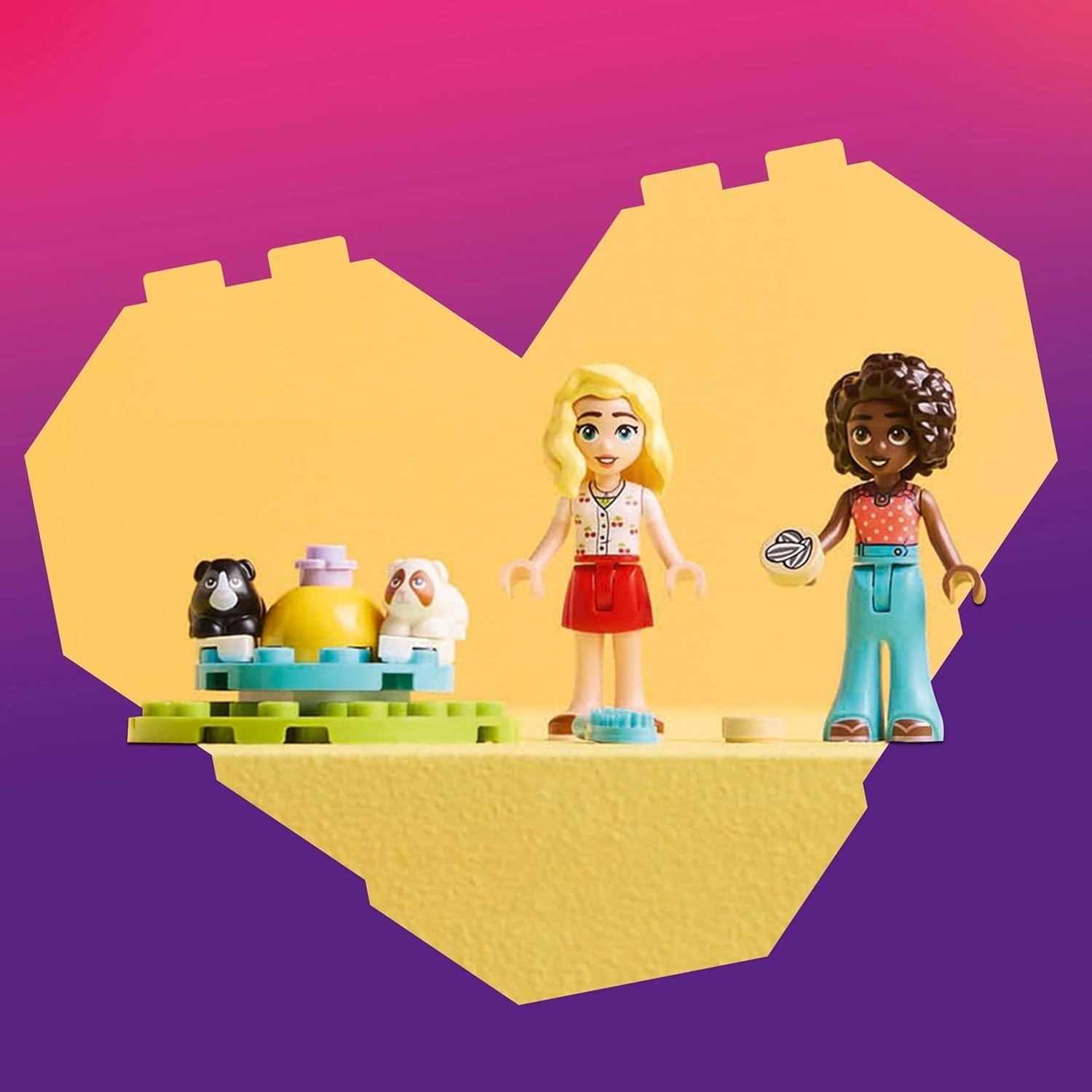 LEGO Friends Ensemble de construction et de jeu d'imitation avec 2 figurines et 2 animaux pour filles de 5 ans et plus Ensemble d'animaux 42640 Ensembles de construction Besuche den LEGO-Store