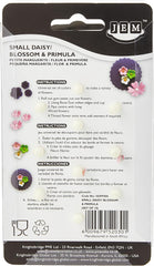 103FF006 Assortiment de Moules à Biscuits Jem Marguerite/Petite Fleur et Onagre, Plastique, Ivoire, 9 x 1 x 16 cm, 10 pces