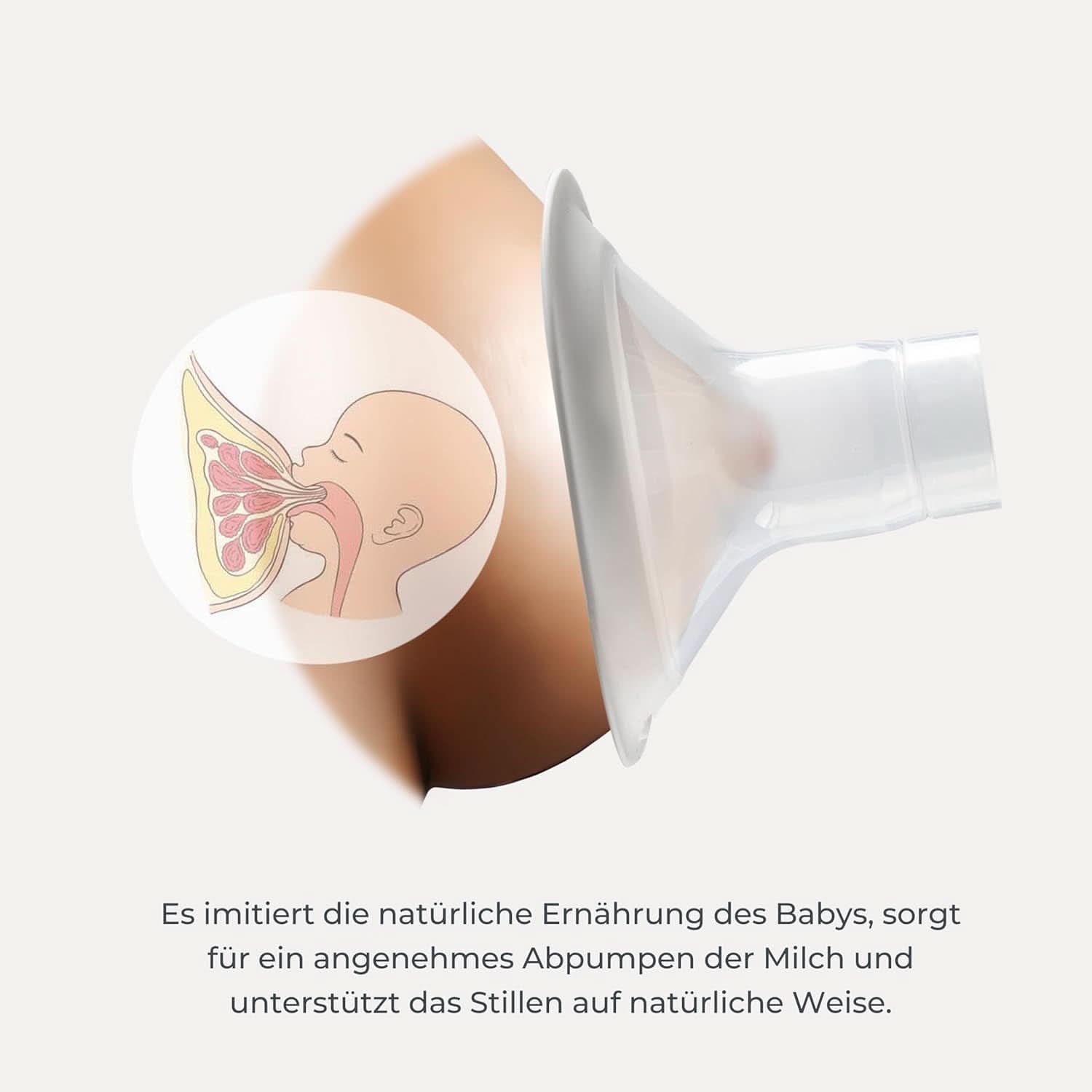 Ensemble de pompe double Nuvita Efficient pour Materno Smart X - 1287KDX | Ensemble complet d'accessoires, biberon anti-colique approuvé par Aio Accesorii Hrana si Alattare Bebe Naty Shop