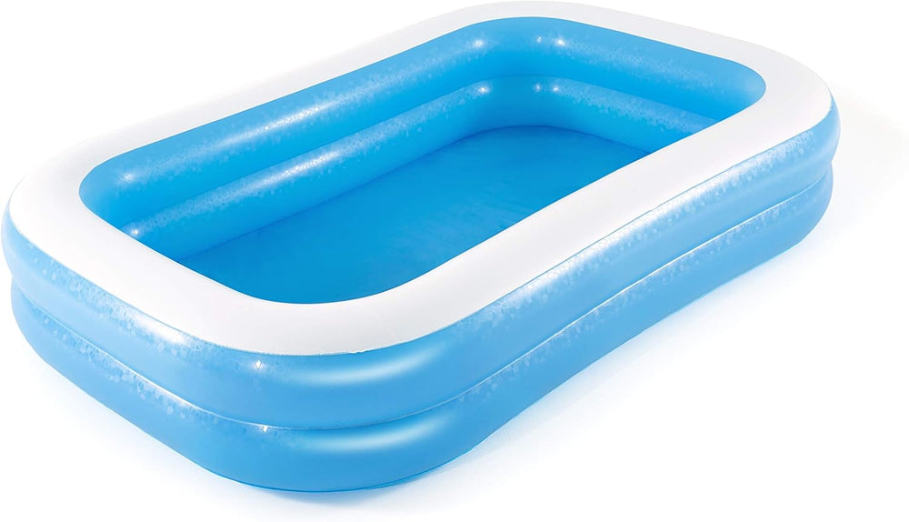 Bestway Family Pool, Piscine rectangulaire pour Enfants, Facile à Assembler, Couleur, 262 x 175 x 51 cm