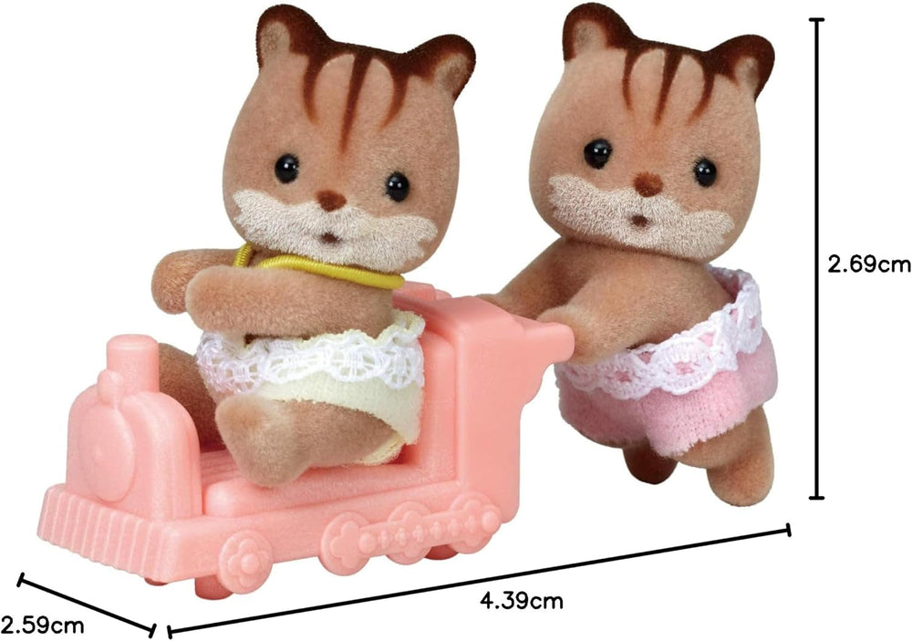 Sylvanian Families L5421 Écureuil Jumeaux Maison de poupée Figurines Naty Shop Poupées