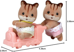 Sylvanian Families L5421 Écureuil Jumeaux Maison de poupée Figurines Naty Shop Poupées