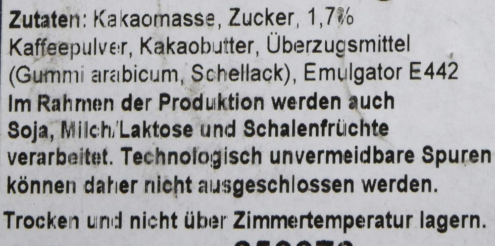Dr. Oetker Professional Moka noir en grains de moka, 1 paquet (1 x 1 kg)