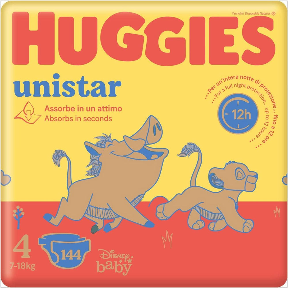 Scutece Huggies Unistar Mama si Copilul Naty Shop 4 - 144 Scutece