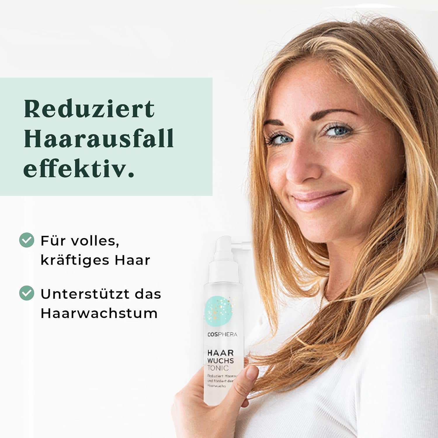 Spray tonique capillaire à l'huile de romarin 100 ml - Le spray à l'huile de romarin accélère naturellement la croissance des cheveux - Remède contre la croissance des cheveux pour femmes et hommes - Sérum contre la chute des cheveux - Huile capillaire au romarin par Cosphera Hair Care Naty Shop