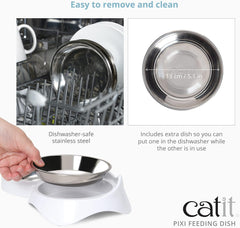 Catit PIXI Futternapf Einzel, blanc