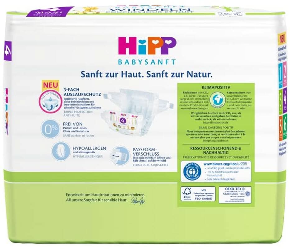 Scutece Maxi 4 single Mama si Copilul Naty Shop