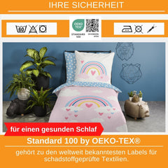 Aminata Kids linge de lit enfant, arc-en-ciel, réversible Linge de lit - enfant Naty Shop