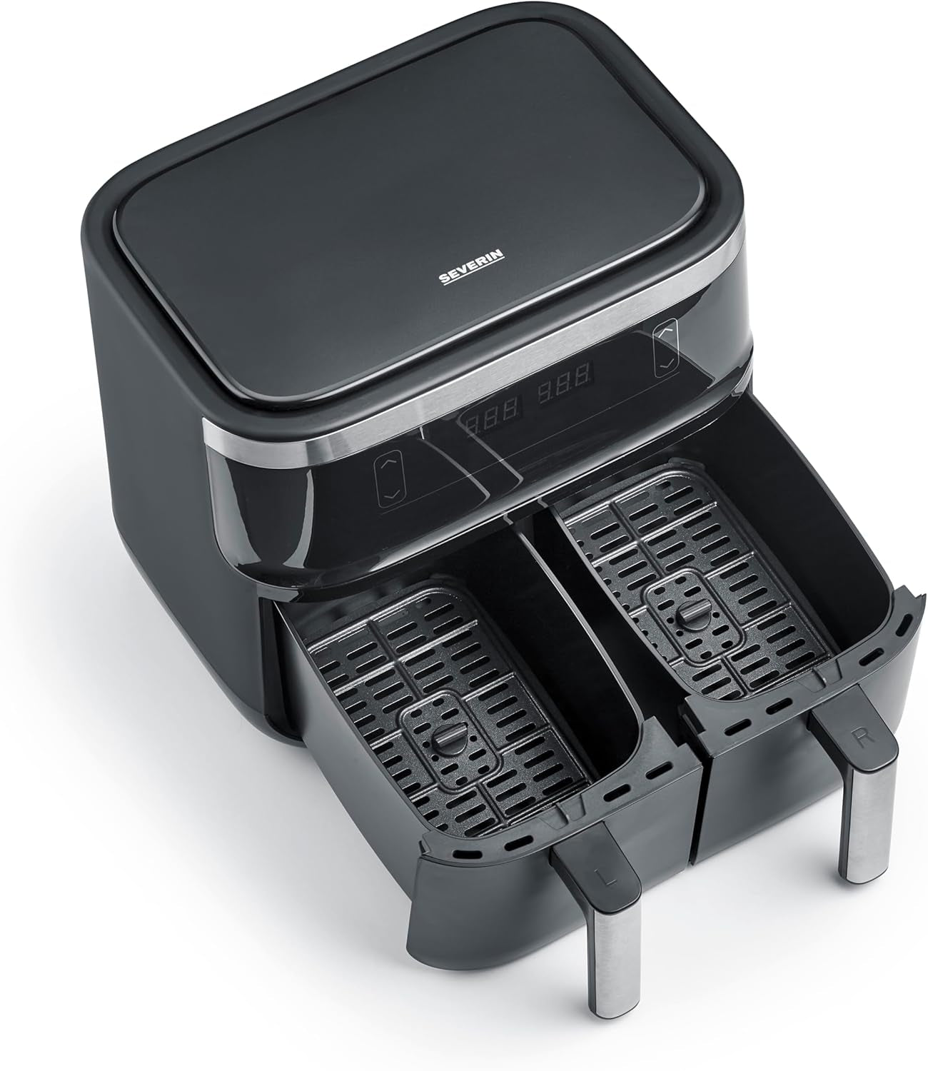 SEVERIN Friteuse double air chaud avec chambre de cuisson 2 X 3,8 L, 8 programmes automatiques Électroménager Naty Shop