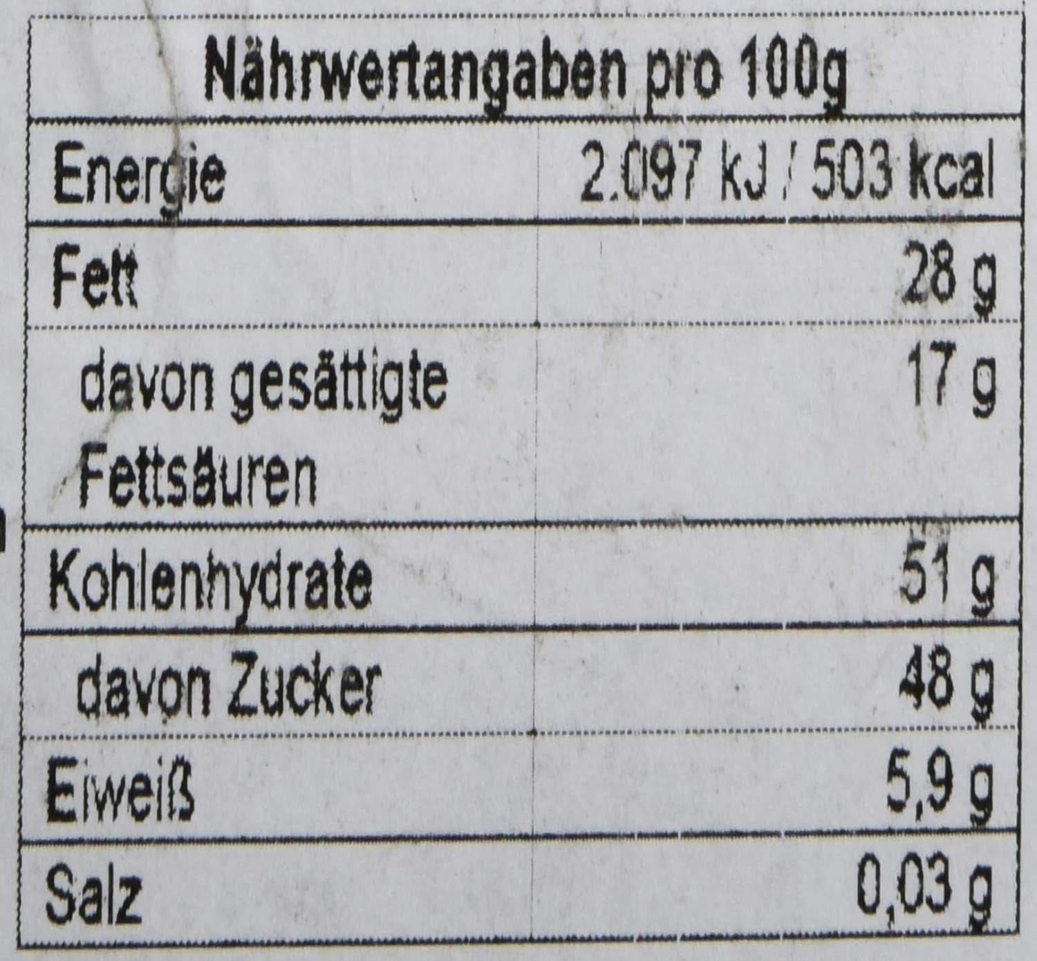 Dr. Oetker Professional Moka noir en grains de moka, 1 paquet (1 x 1 kg)