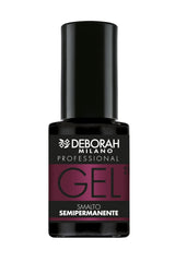 Vernis à ongles semi-permanent Milano Professional, no. 21 Bourgogne, effet volumateur, longue durée, pour des ongles intenses et brillants, 4,5 ml