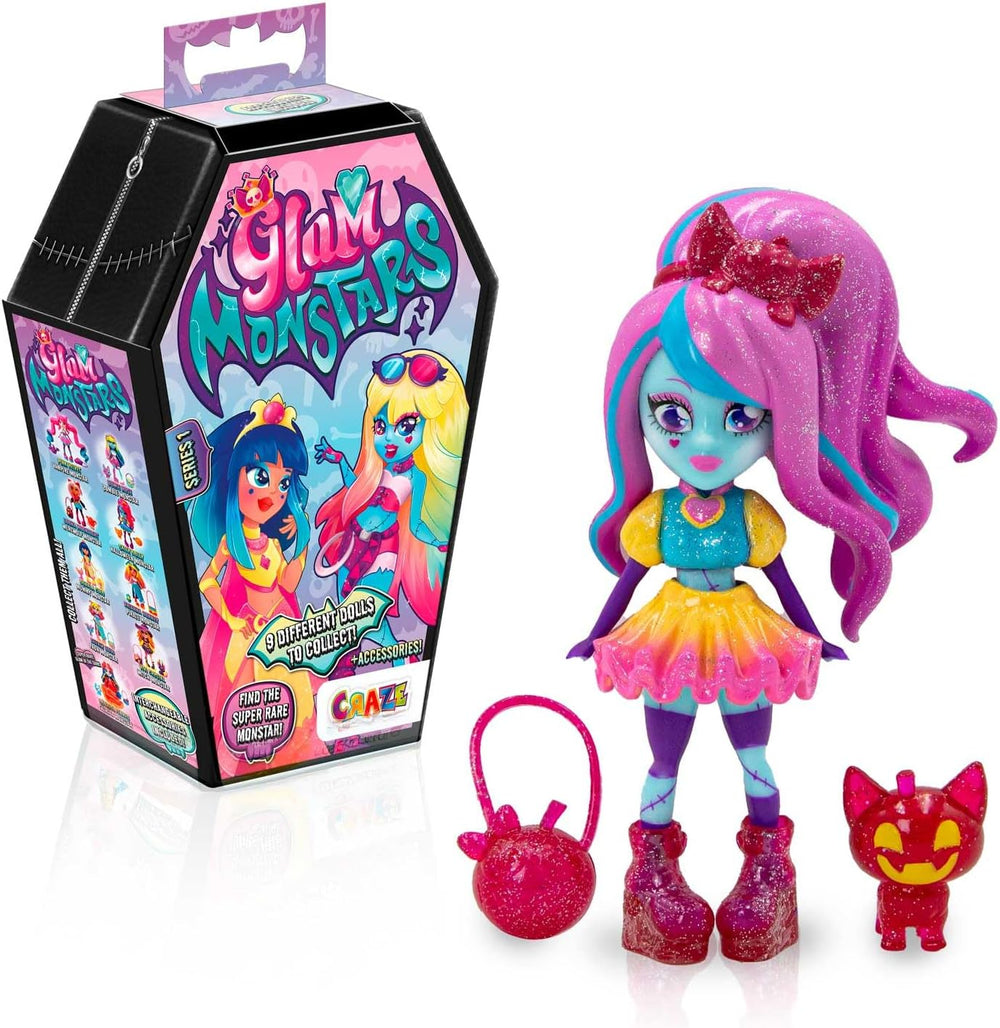 Craze Fairy In My Pocket | Fee Puppe mit Flügel, Fee Spielzeug zum Sammeln mit Spezialeffekten wie Glitzer, Leuchten im Dunkeln und Farbwechsel