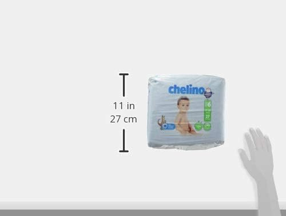 Couches Indas Fashion & Love XL, taille 6 (17-28 kg), 27 pièces