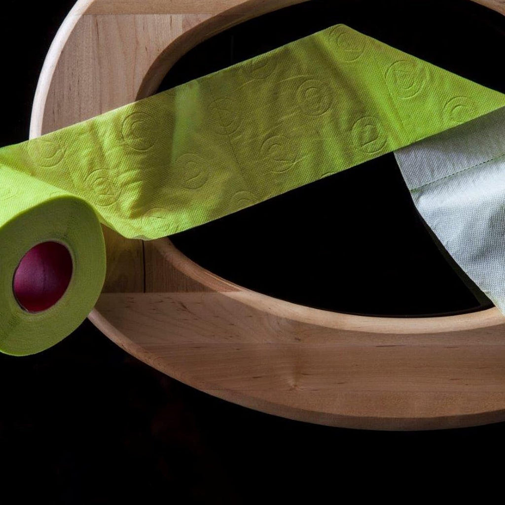 Hârtie igienică Renova, verde, 4 role