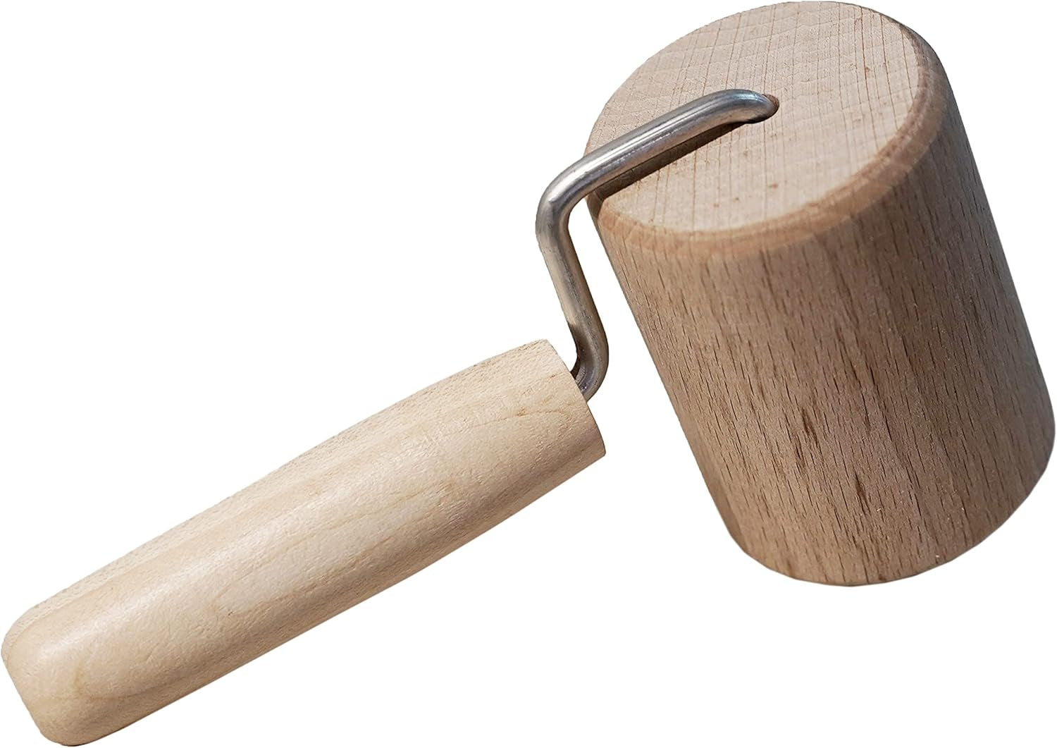 Rouleau de pâtisserie/pâte cylindrique en bois de hêtre Chinchilla® | L'assistant robuste dans la cuisine | Fabriqué en Allemagne | Qualité durable d'Allemagne | 18x5 cm