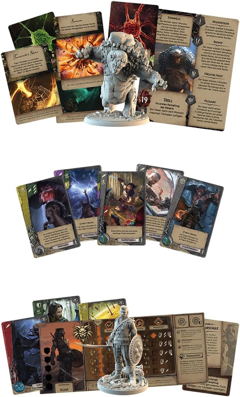 Montez à bord, The Witcher : The Old World – Monster Hunt, extension, jeu expert, jeu de société, 1 à 5 joueurs, 14 ans et plus, 90 à 150 minutes, allemand