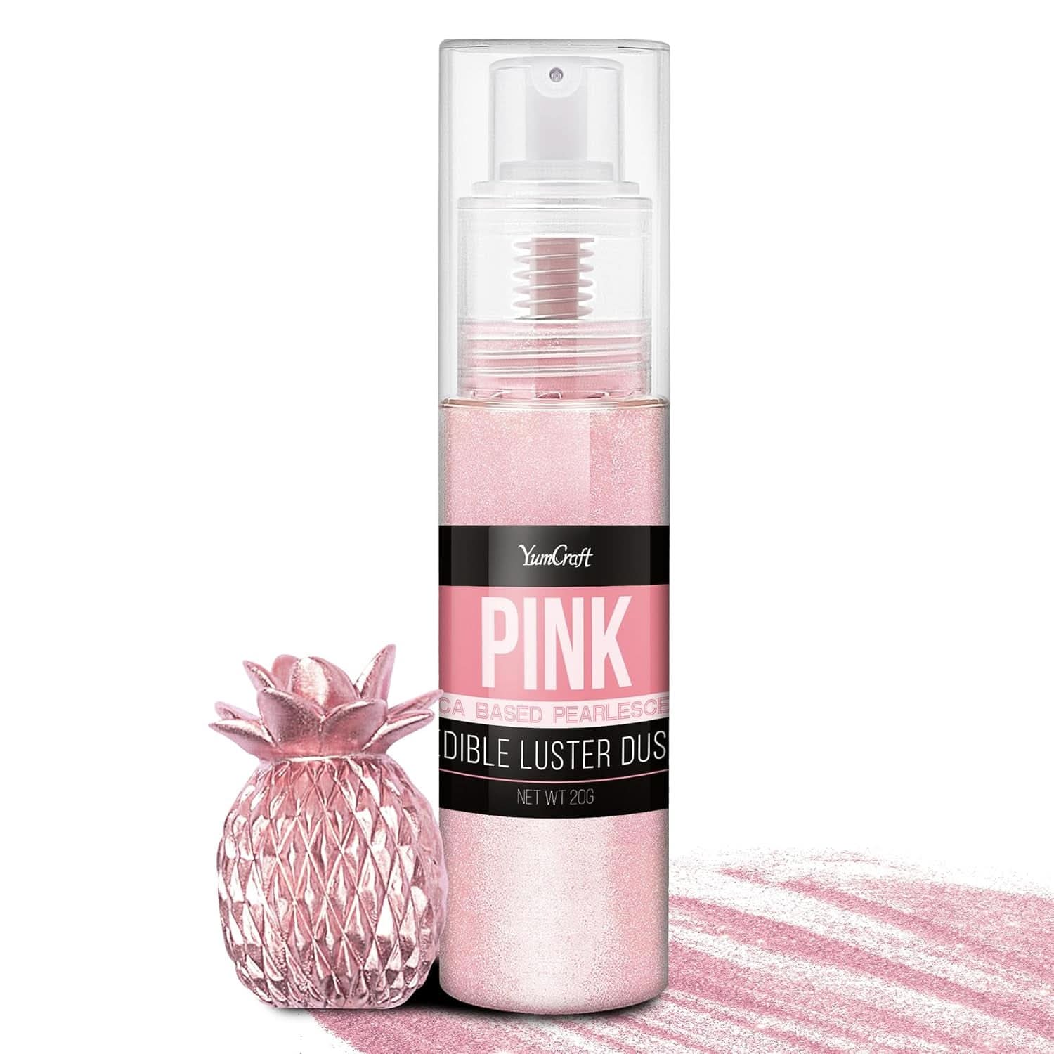 Spray pailleté comestible, 20 grammes Naty Shop Rose