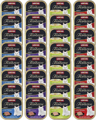 animonda Vom Feinsten Adult Fish & Meat Variety (32 x 100 g), nourriture humide pour chat adulte, nourriture pour chat sans céréales et sans sucre, fines galettes en morceaux