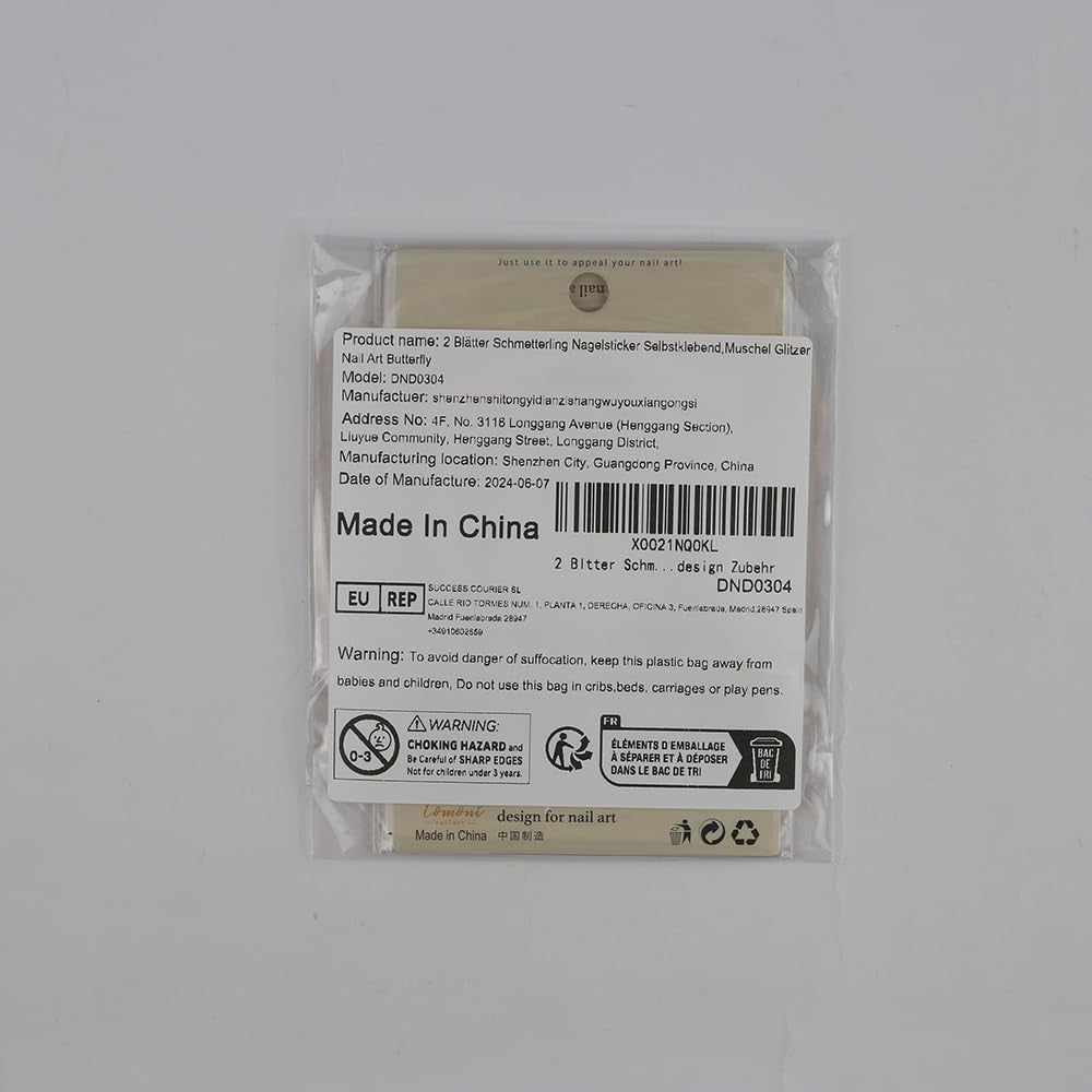 2 Blätter Schmetterling Nagelsticker Selbstklebend,Muschel Glitzer Nail Art Butterfly Nail Sticker Lila Grau Schmetterlinge Nagelaufkleber Relief Laser Papillons Nagel Sticker Nageldesign Zubehör