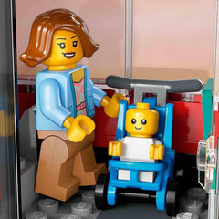 LEGO City Red Double-Decker Sightseeing Bus Toy, Red Vehicle for 7 Plus Year Old Boys & Girls, Creative Set with 5 Minifigures Including a Baby and Buggy, Birthday Gift Idea 60407