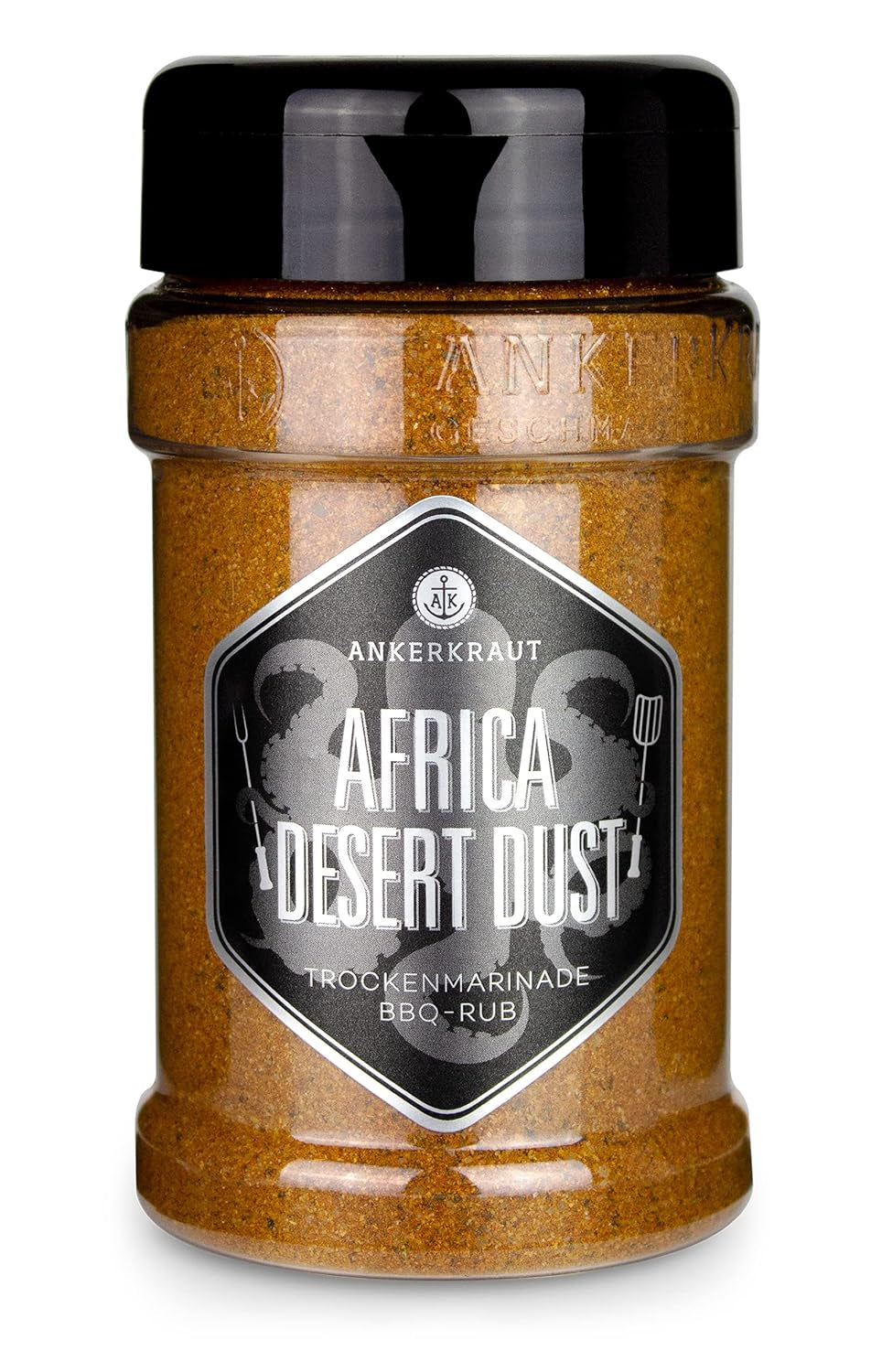 Ankerkraut Africa Desert Dust, BBQ-Rub der afrikanischen Wüste zum Grillen, 200g dans le Streuer