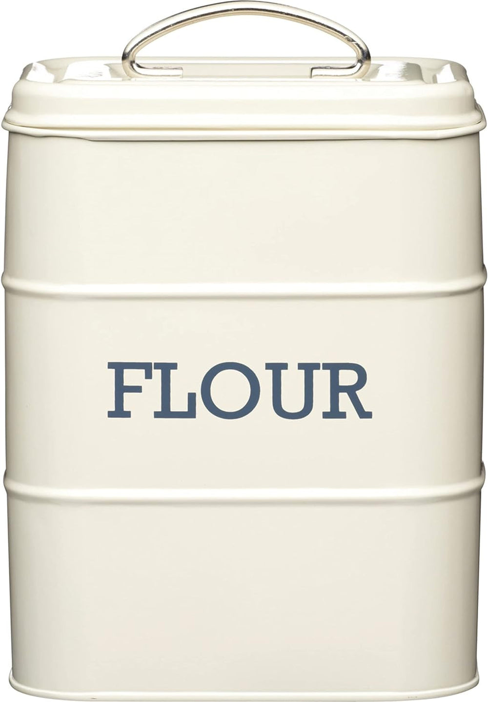 KitchenCraft Living Nostalgia Récipient à Farine, Scellé, 17 x 12 x 24 cm, Crème Antique, Boîtes de Conservation des Aliments Crème Naty Shop Default Title