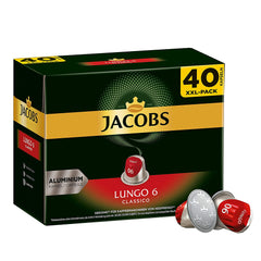 Capsules de café Lungo Classico (nur für kurze Zeit) Megapack XXL & Capsules de café Krönung Crema, 200 capsules compatibles Nespresso, 10er Pack, 10 x 20 Getränke, 1040 g