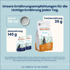 Almo Nature Functional Urinary Help - Nassfutter für ausgewachsene Katzen mit Fisch - Unterstützung für die Gesundheit der Harnwege - 30 Sachets à 70g