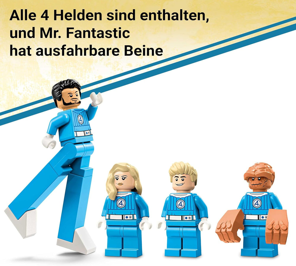 LEGO ǀ Marvel Les Quatre Fantastiques contre. Galactus Baufigur - Bauset mit Superhelden - Jeu avec The Thing, Invisible Woman et Human Torch - Créations créatives pour les jeunes et les filles - 76316